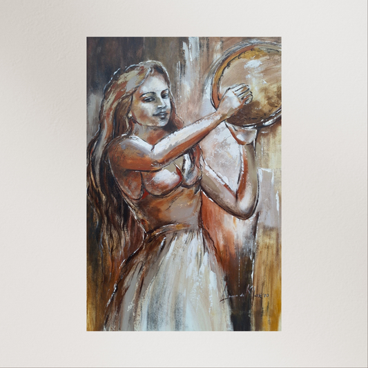 Louise de Klerk Oil on Stretched Canvas