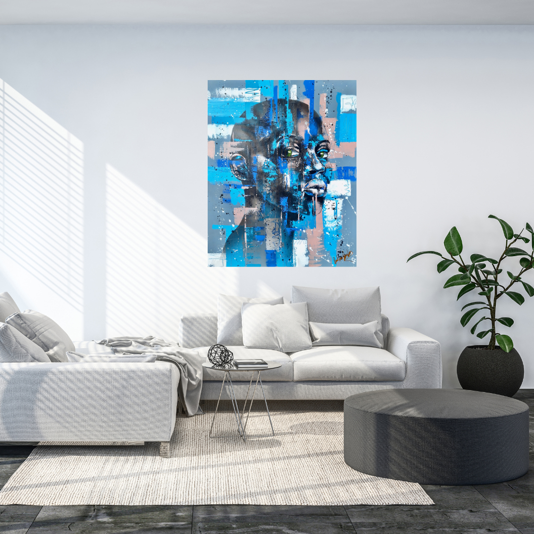 Paul van Rensburg - Acrylic on Stretched Canvas 1250mm x 1010mm