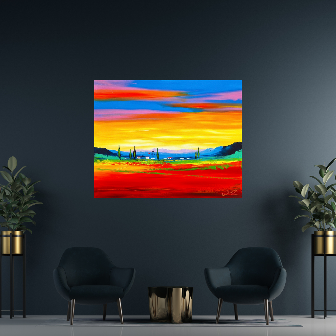 Paul van Rensburg - Acrylic on Stretched Canvas 1250mm x 1010mm