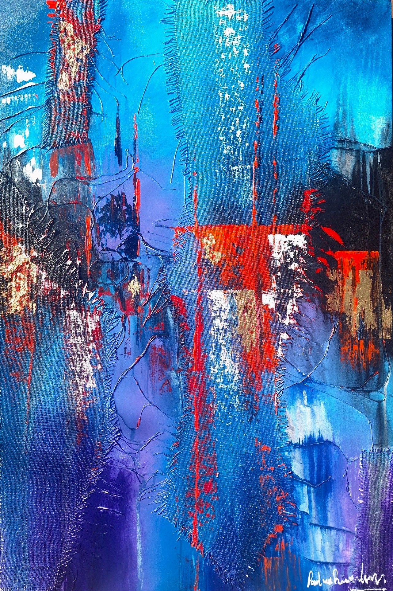 Paul van Rensburg - Acrylic on Stretched