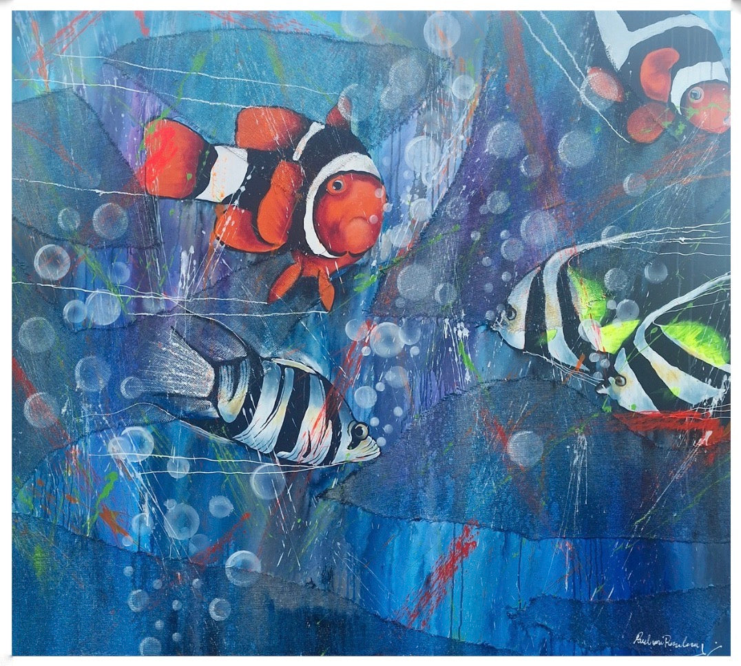 Paul van Rensburg - Acrylic on Stretched
