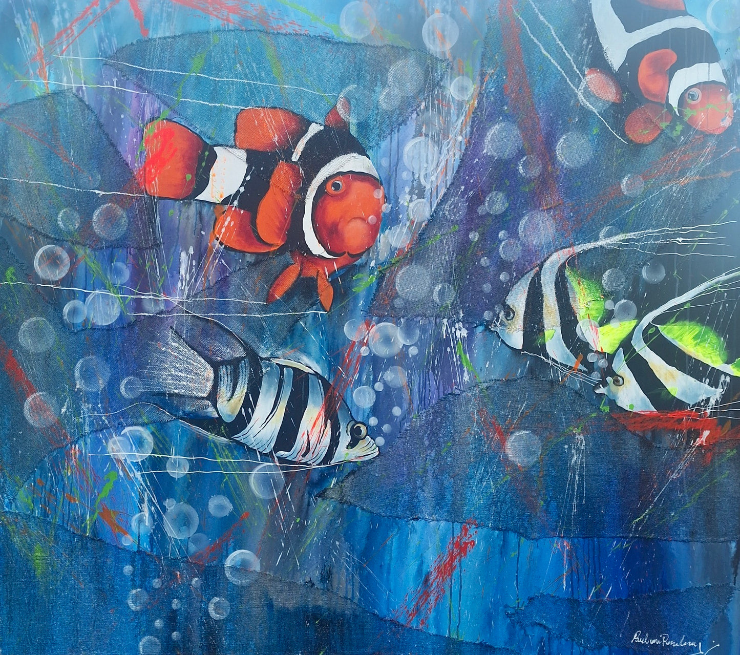 Paul van Rensburg - Acrylic on Stretched