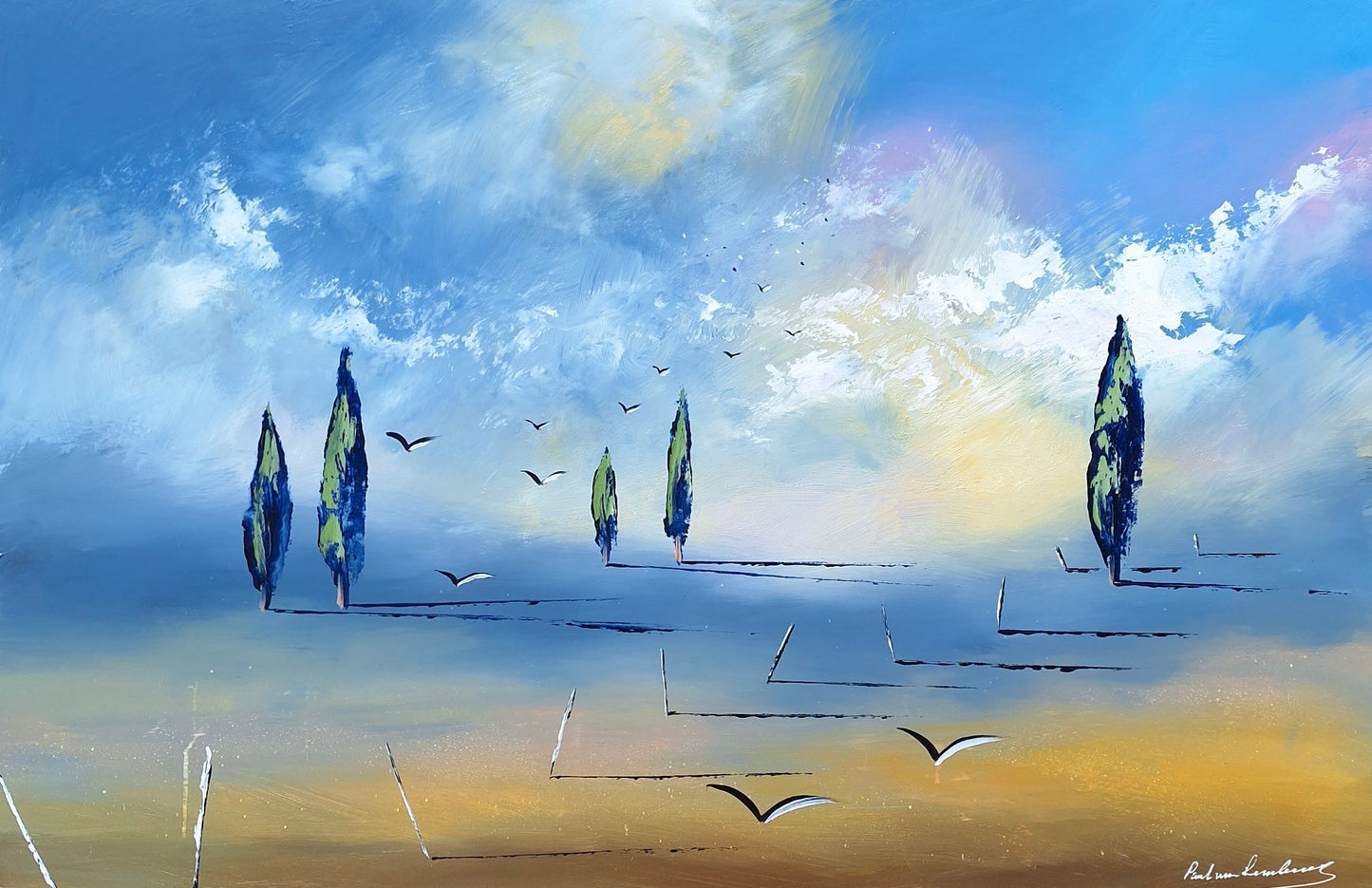 Paul van Rensburg - Acrylic on Panel (1200mm x 800mm)