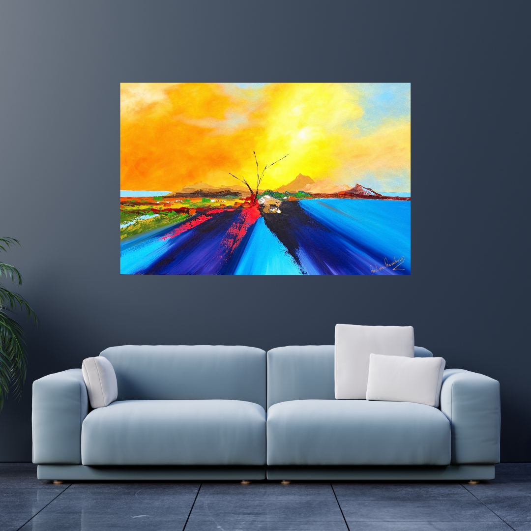 Paul van Rensburg - Acrylic on Stretched Canvas (1200mm x 800mm)