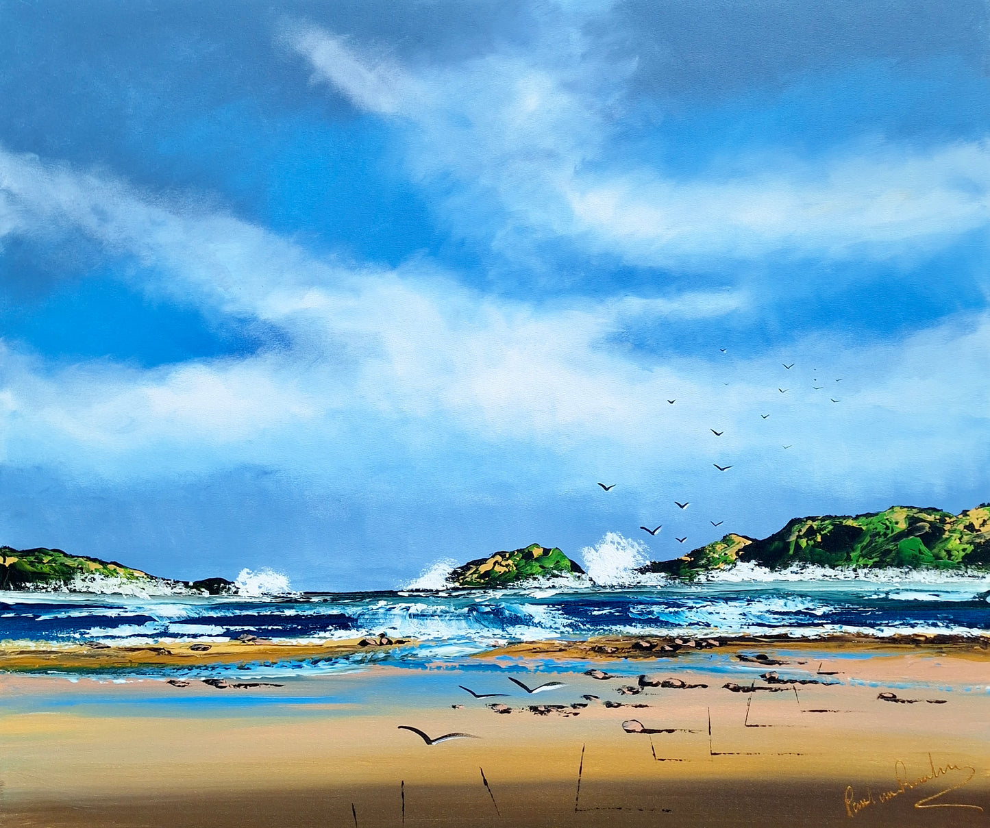 Paul van Rensburg - Acrylic on Stretched Canvas (1200mm x 1000mm)