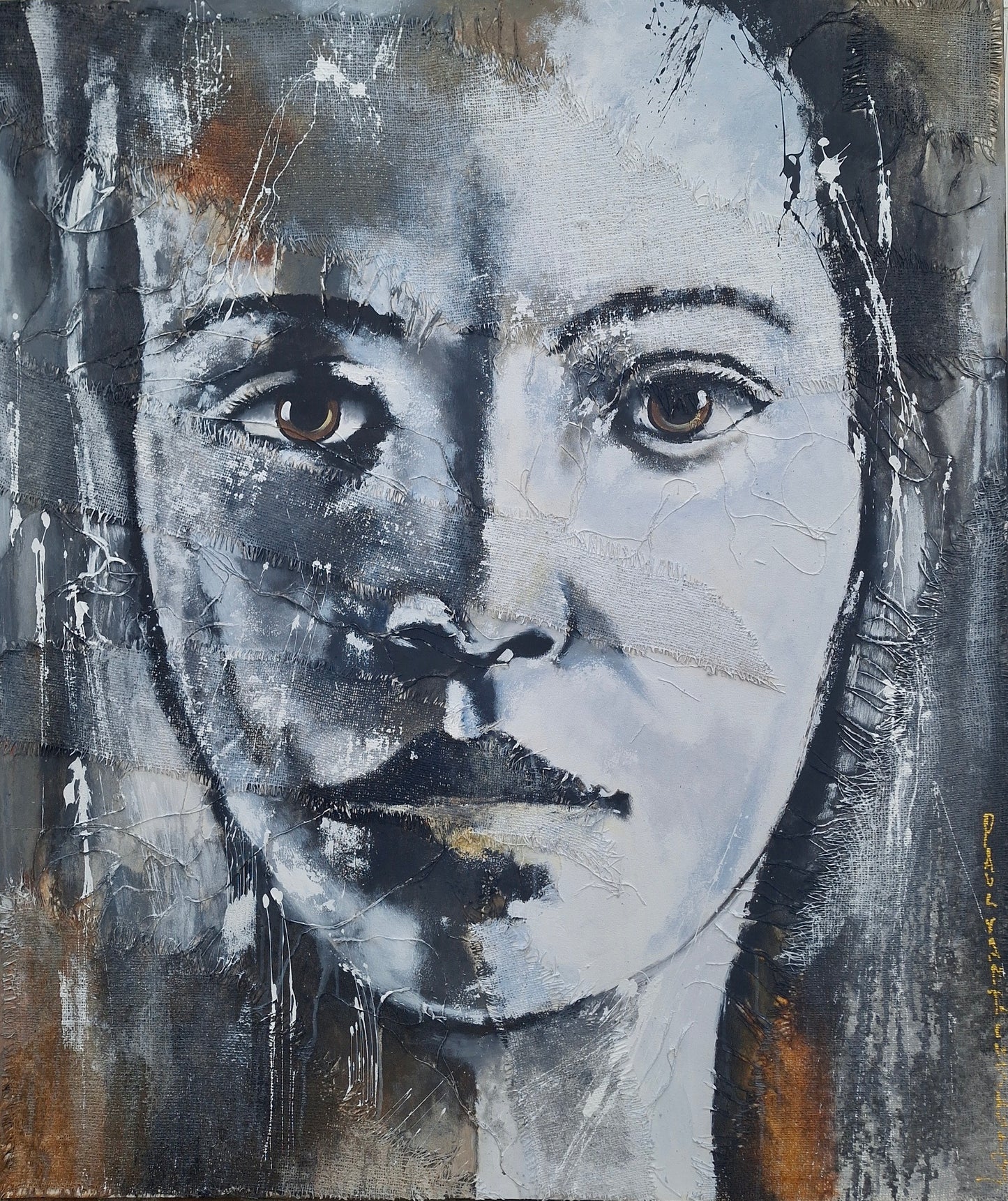 Paul van Rensburg - Acrylic on Stretched