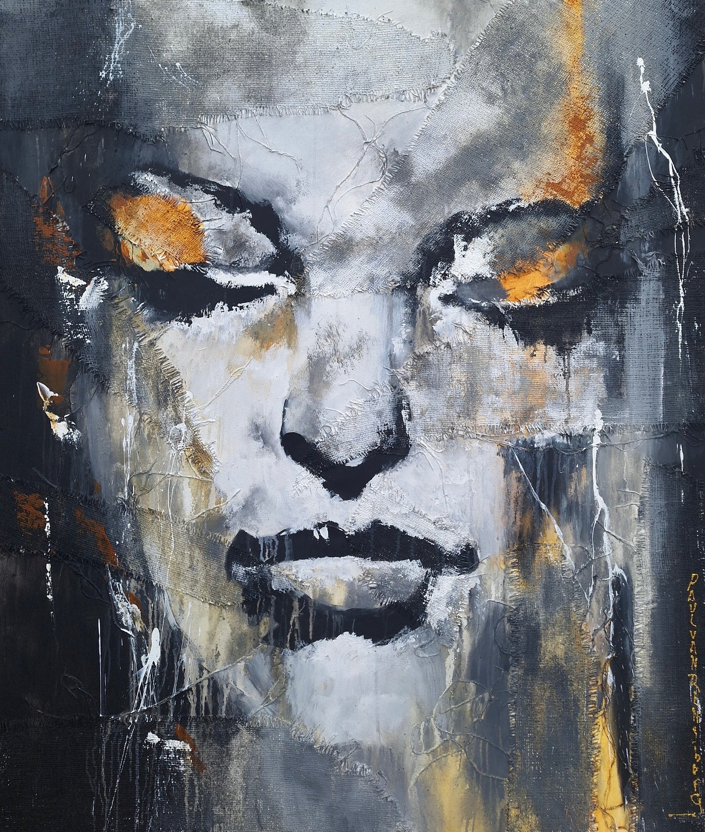 Paul van Rensburg - Acrylic on Stretched