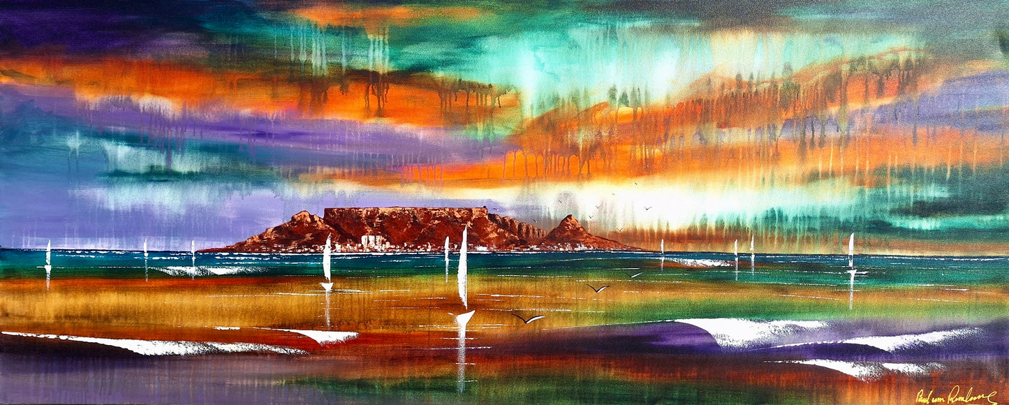 Paul van Rensburg - Acrylic on Stretched