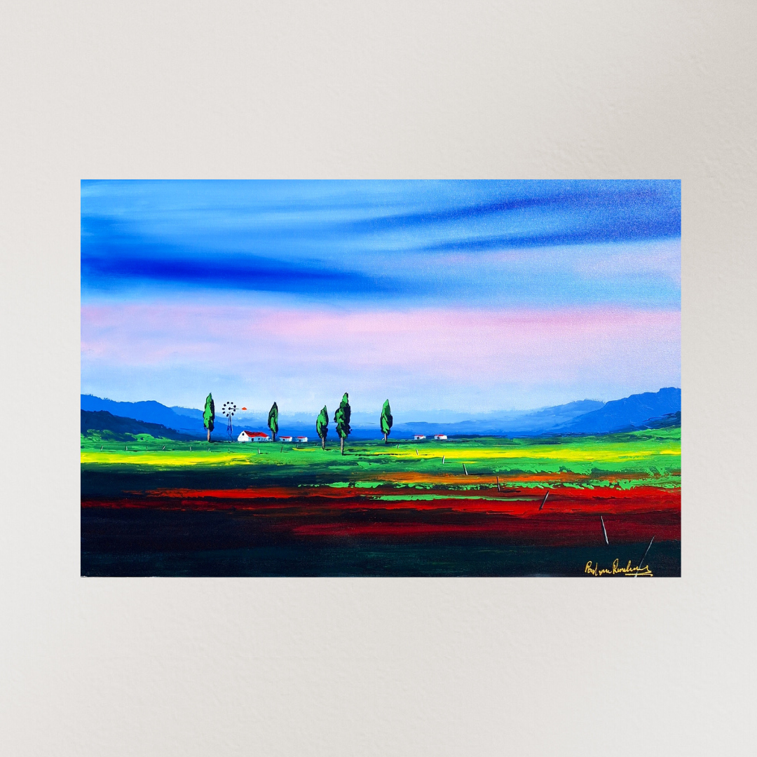 Paul van Rensburg - Acrylic on Stretched