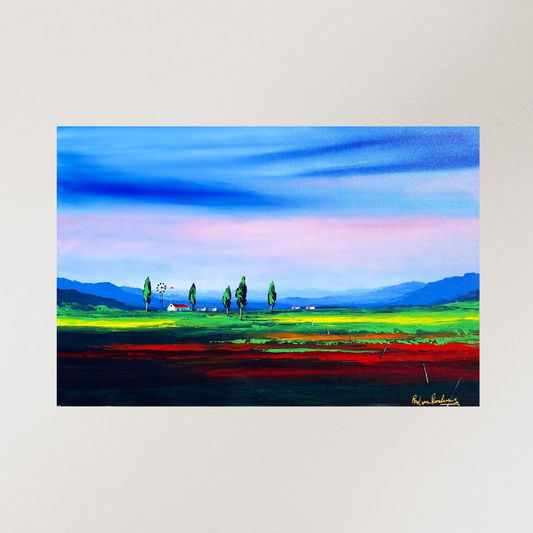 Paul van Rensburg - Acrylic on Stretched