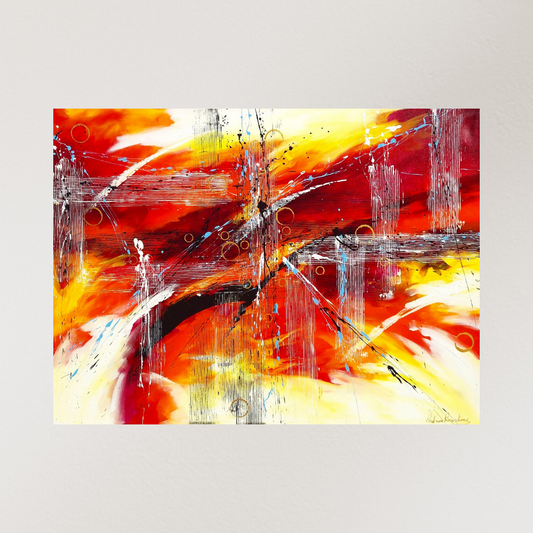 Paul van Rensburg - Acrylic on Stretched