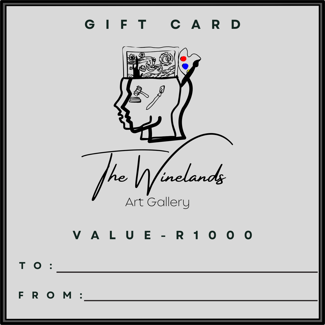 The Winelands Art Gallery Gift Card