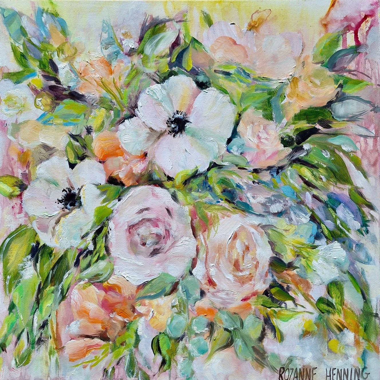 Rozanne Henning Oil on Stretched Canvas