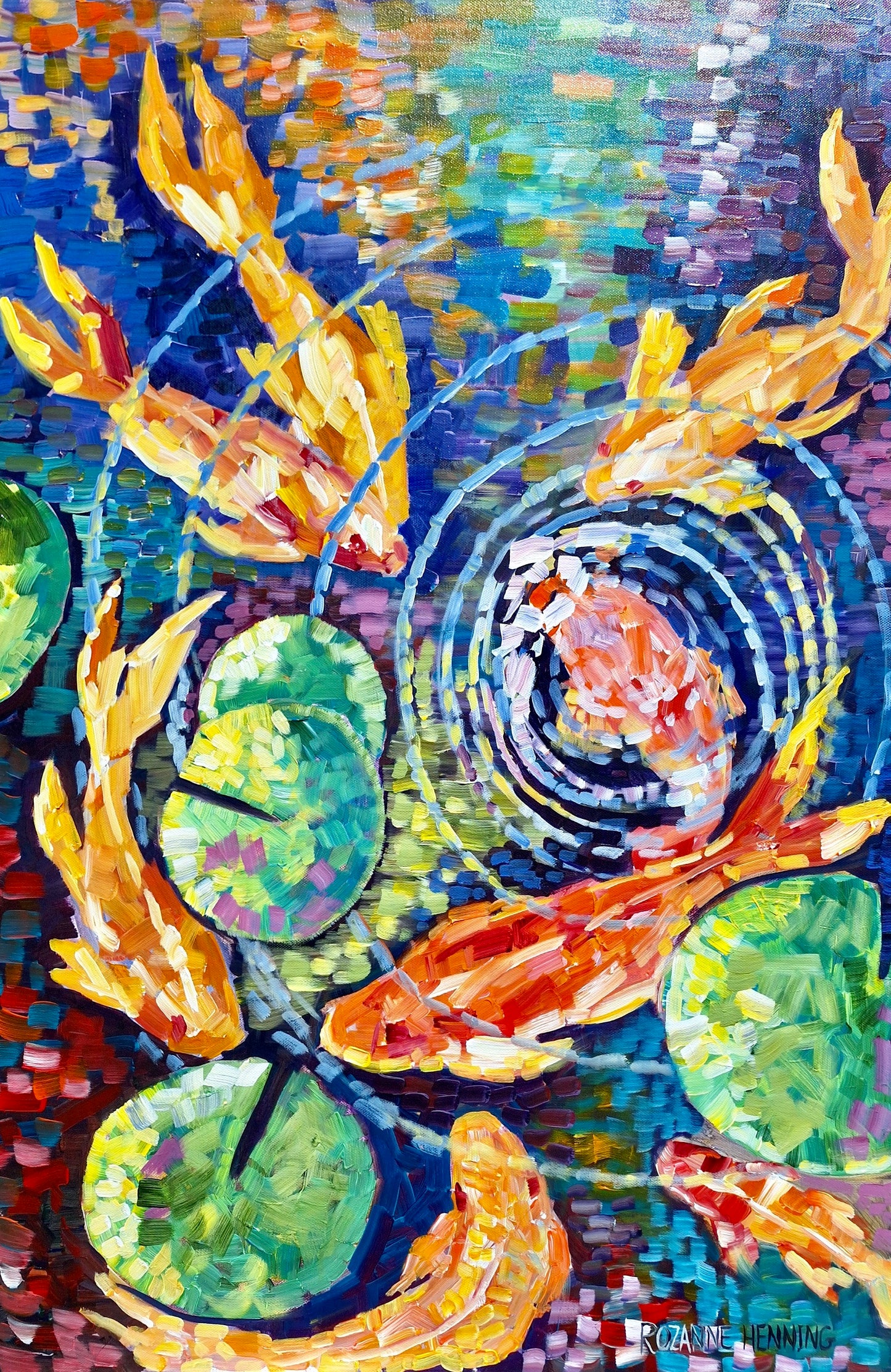 Rozanne Henning Oil on Stretched Canvas