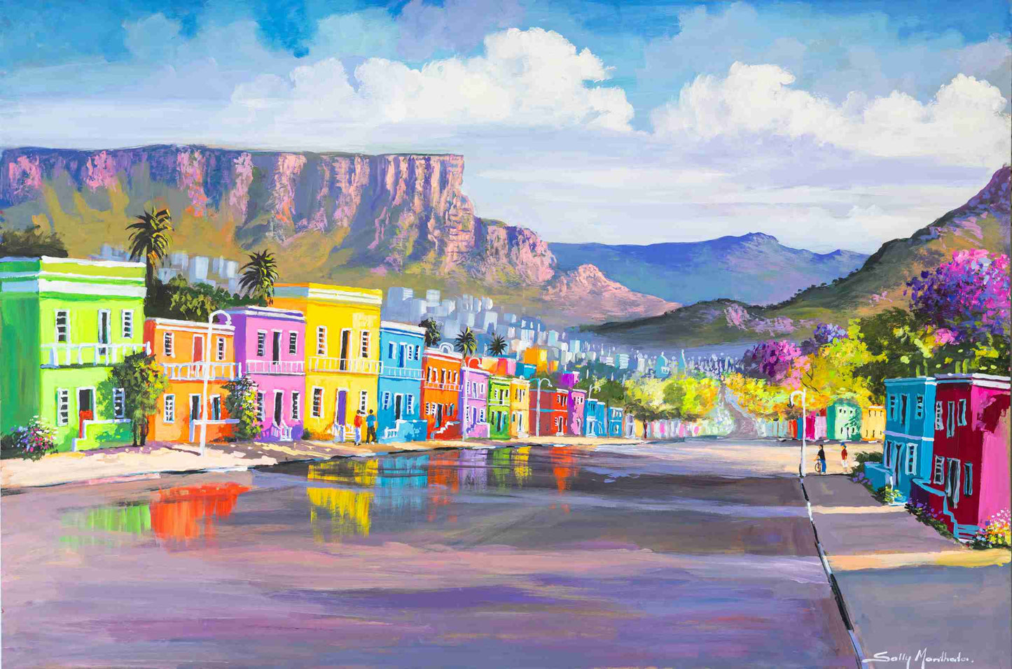 Print on Canvas - "Bo Kaap" by Solly Manthata