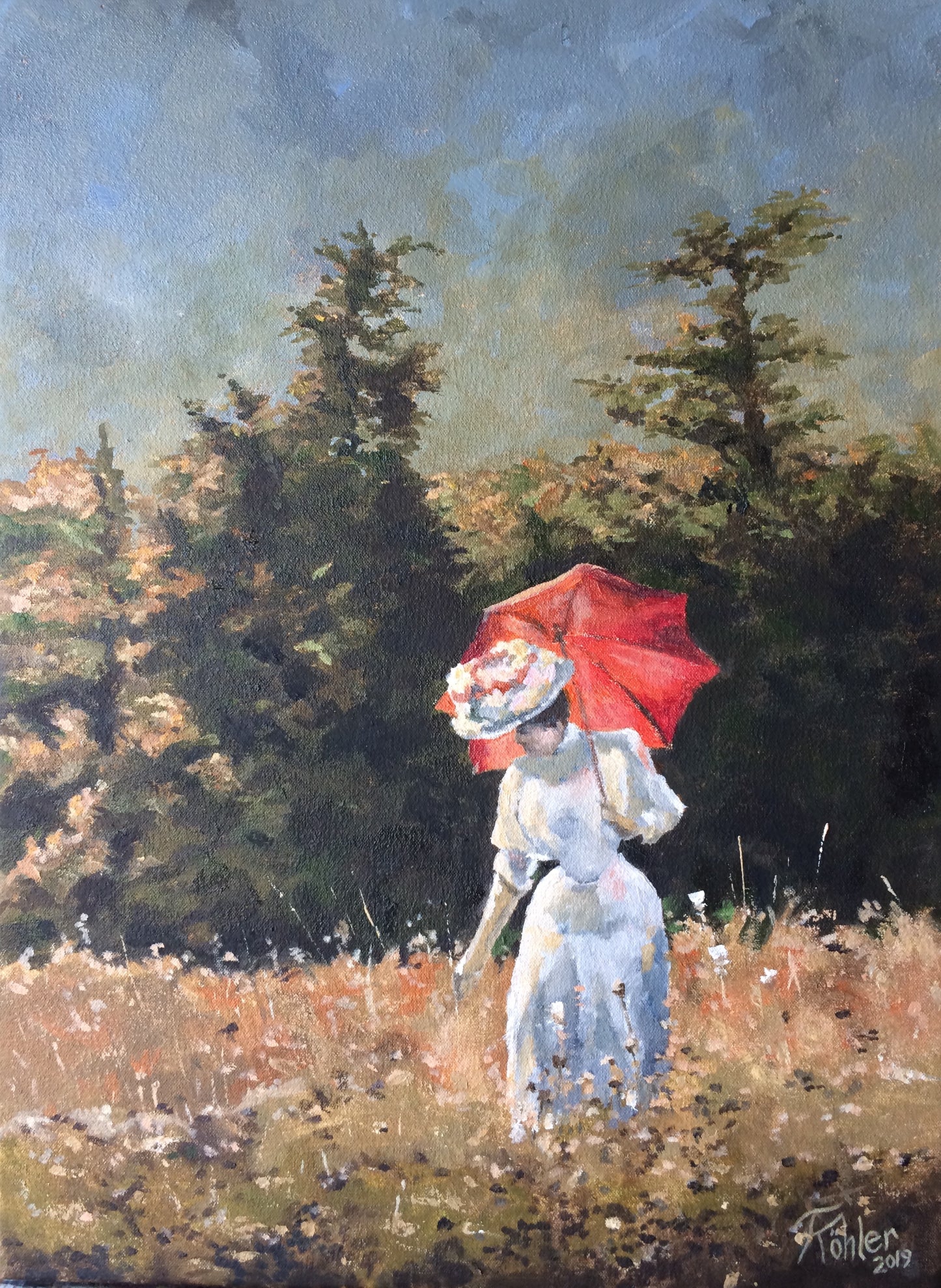 Thomas Kohler Oil on Stretched Canvas "2019 Autumn"