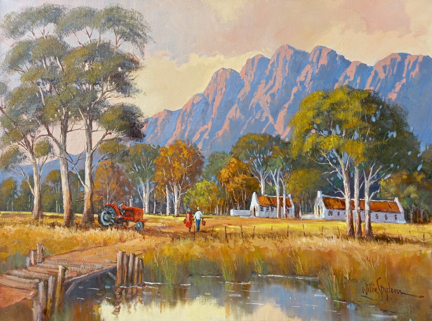 Oil on Stretched Canvas by Willie Strydom