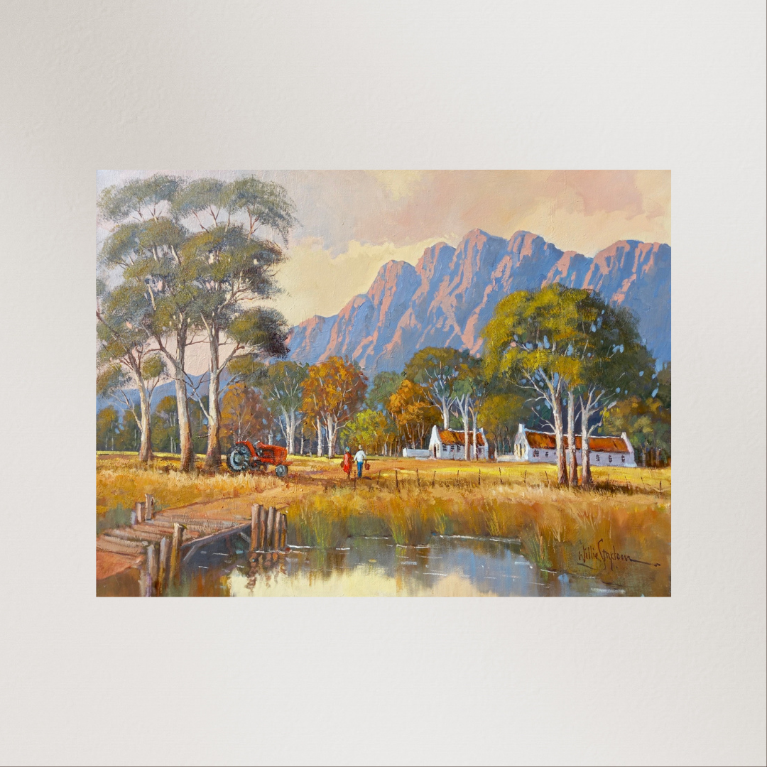 Oil on Stretched Canvas by Willie Strydom