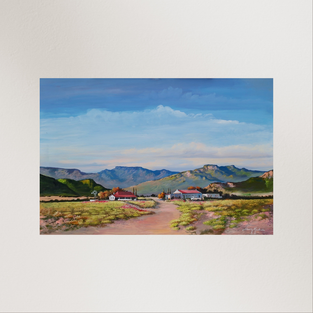 Print on Canvas - In the Middle of Nowhere 2 by Solly Manthata