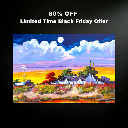 A3 Print on Haddonia Paper "Limited Black Friday Offer" - Peaceful Night