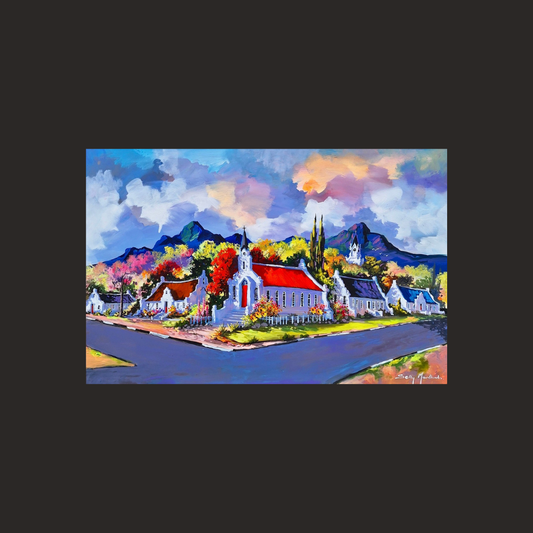 Print on Canvas - The Street Corner by Solly Manthata