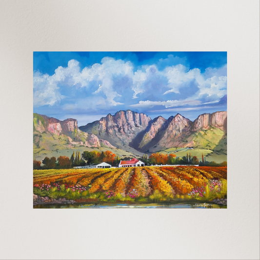 Print on Canvas - Winelands by Solly Manthata