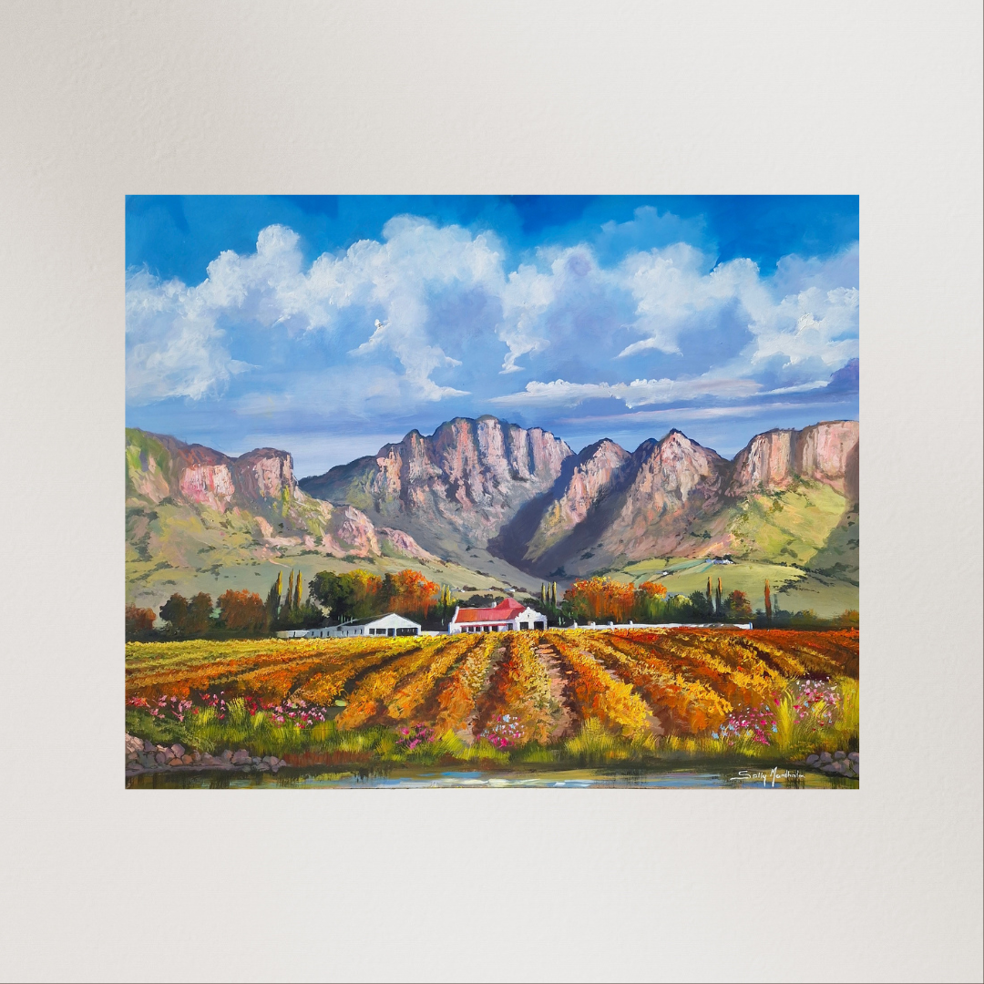 Print on Canvas - Winelands by Solly Manthata