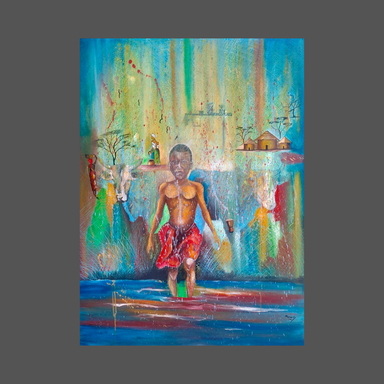Milton Pamuzanda - (120mm x 900mm)