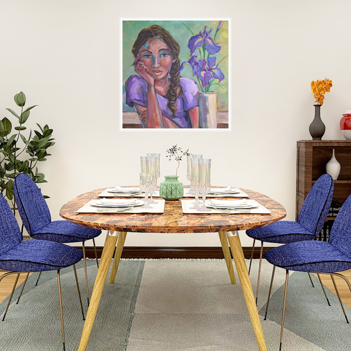 Dante Ruben - (610mm x 610mm)