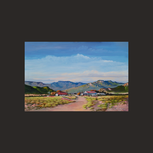 Print on Canvas - In the Middle of Nowhere 2 by Solly Manthata