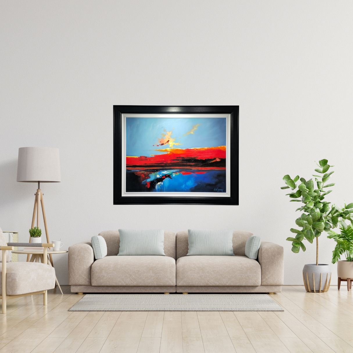 Nic van Rensburg - (1200mm x 900mm) + FRAME!