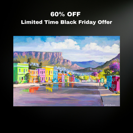 A3 Print on Haddonia Paper "Limited Black Friday Offer" - "Bo Kaap"