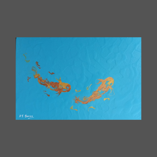 Peaceful by AJ Burns (600mm x 400mm)