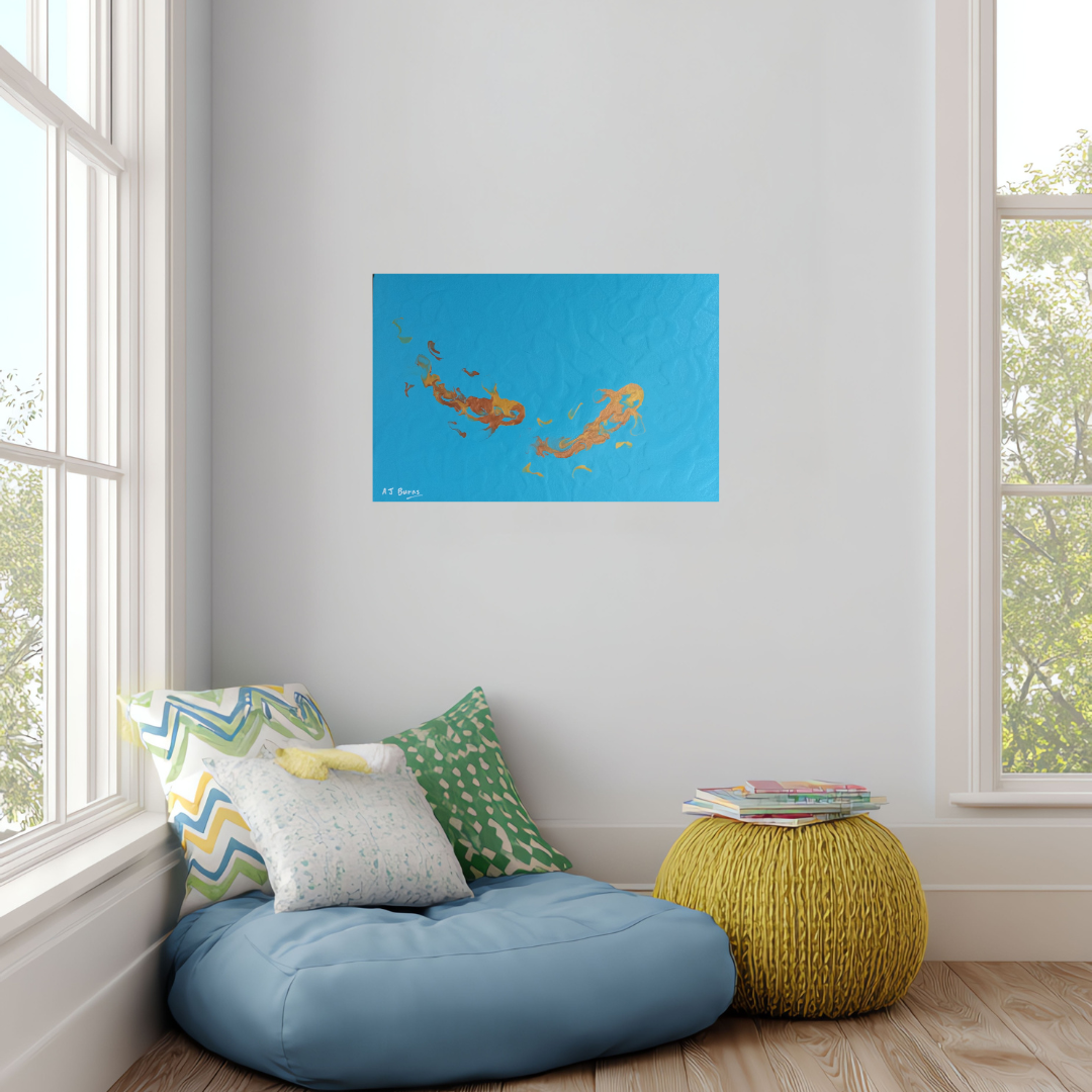 Peaceful by AJ Burns (600mm x 400mm)