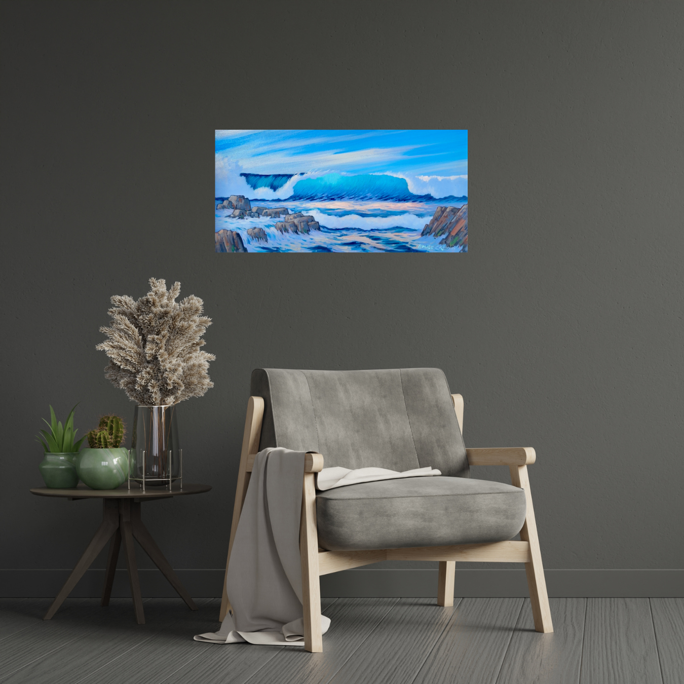 Emile Cronje - Acrylic on Panel (600mm x 300mm)