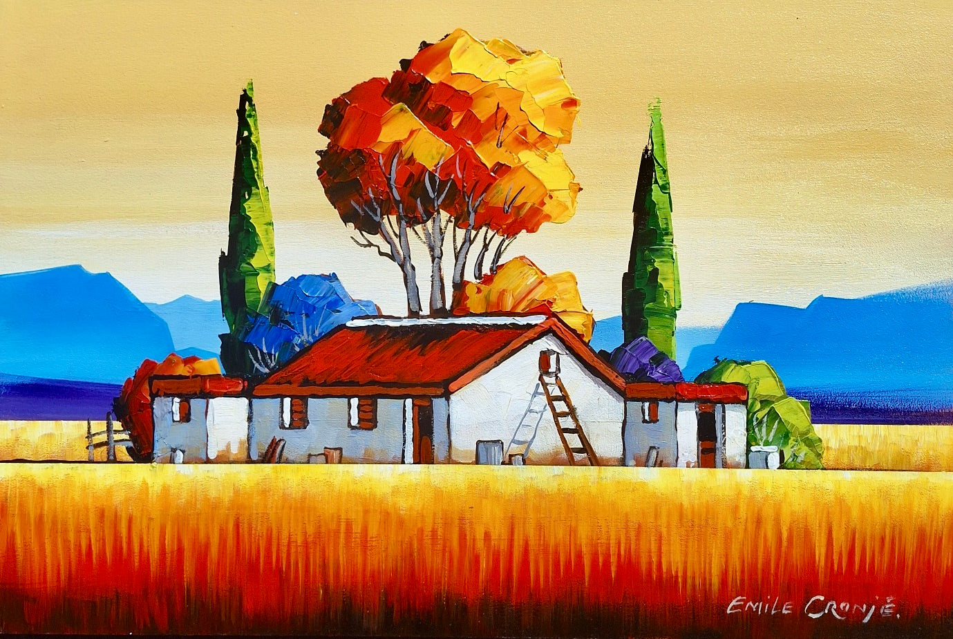 Emile Cronje - Acrylic on Panel (450mm x 300mm)