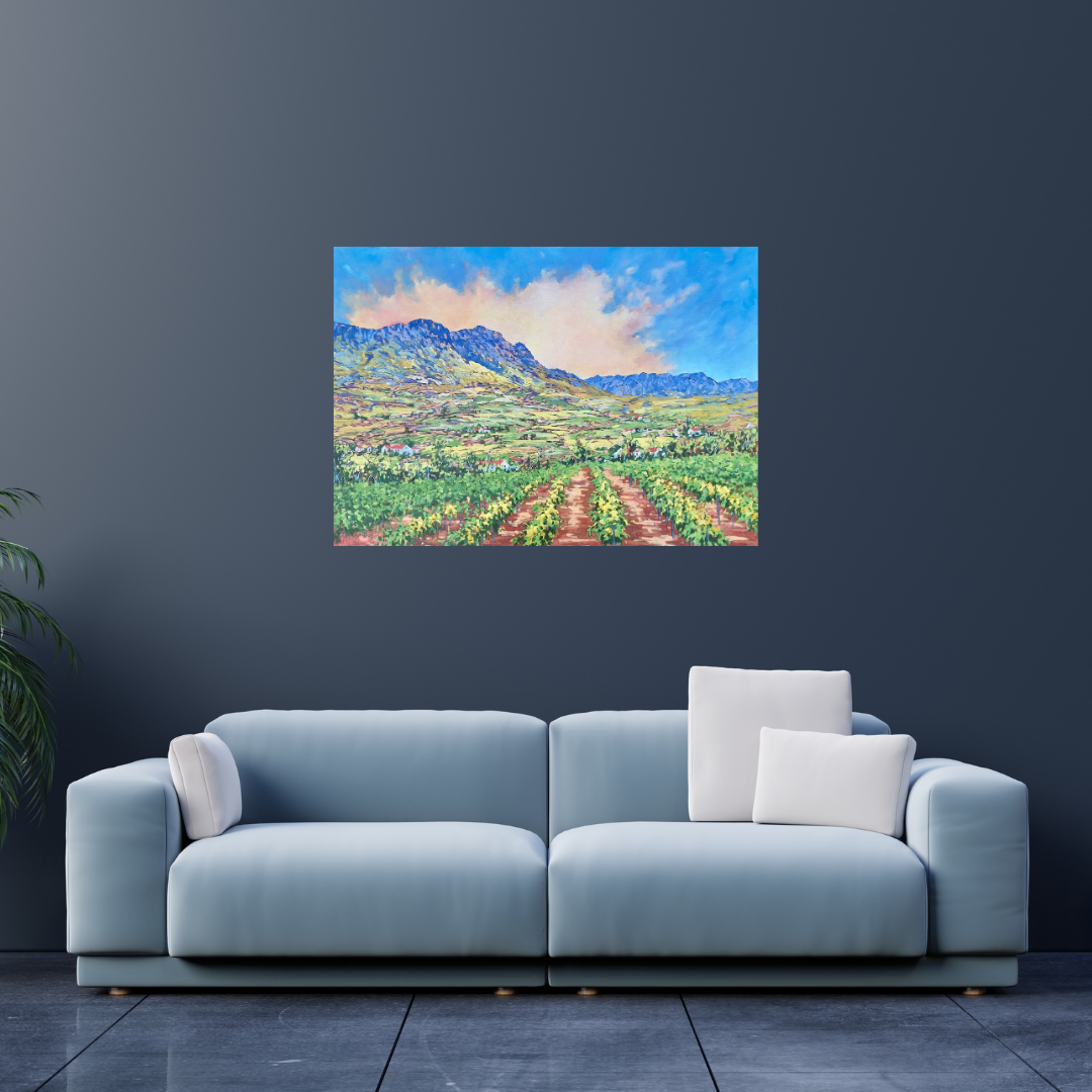 Frances Wedepohl - Sparkling Simonsberg (840mm x 600mm)