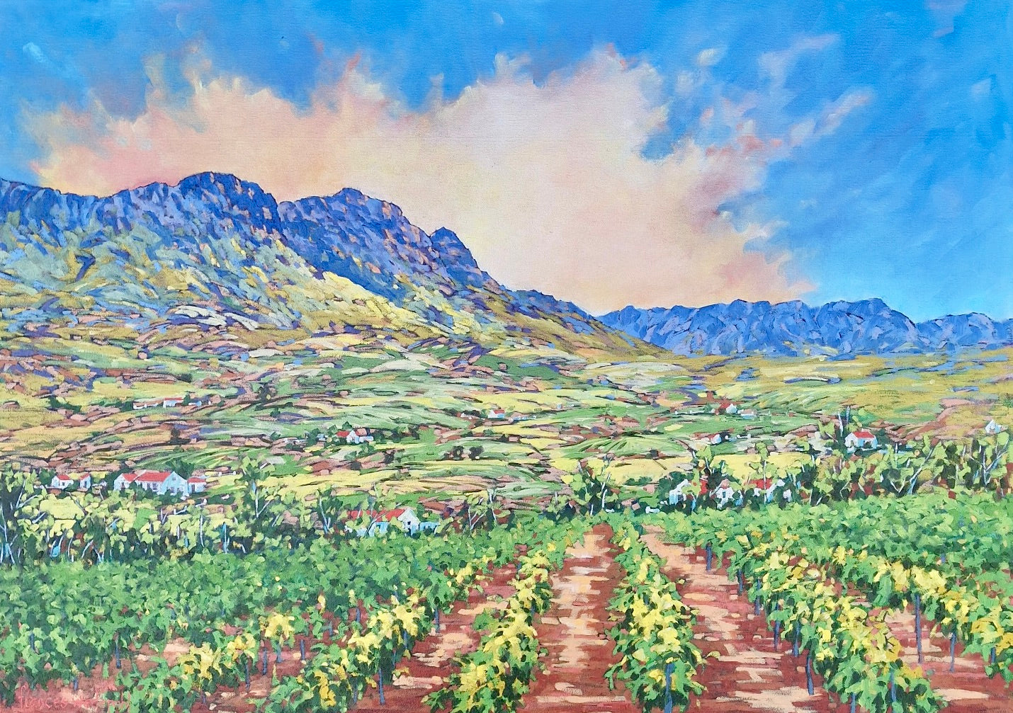 Frances Wedepohl - Sparkling Simonsberg (840mm x 600mm)