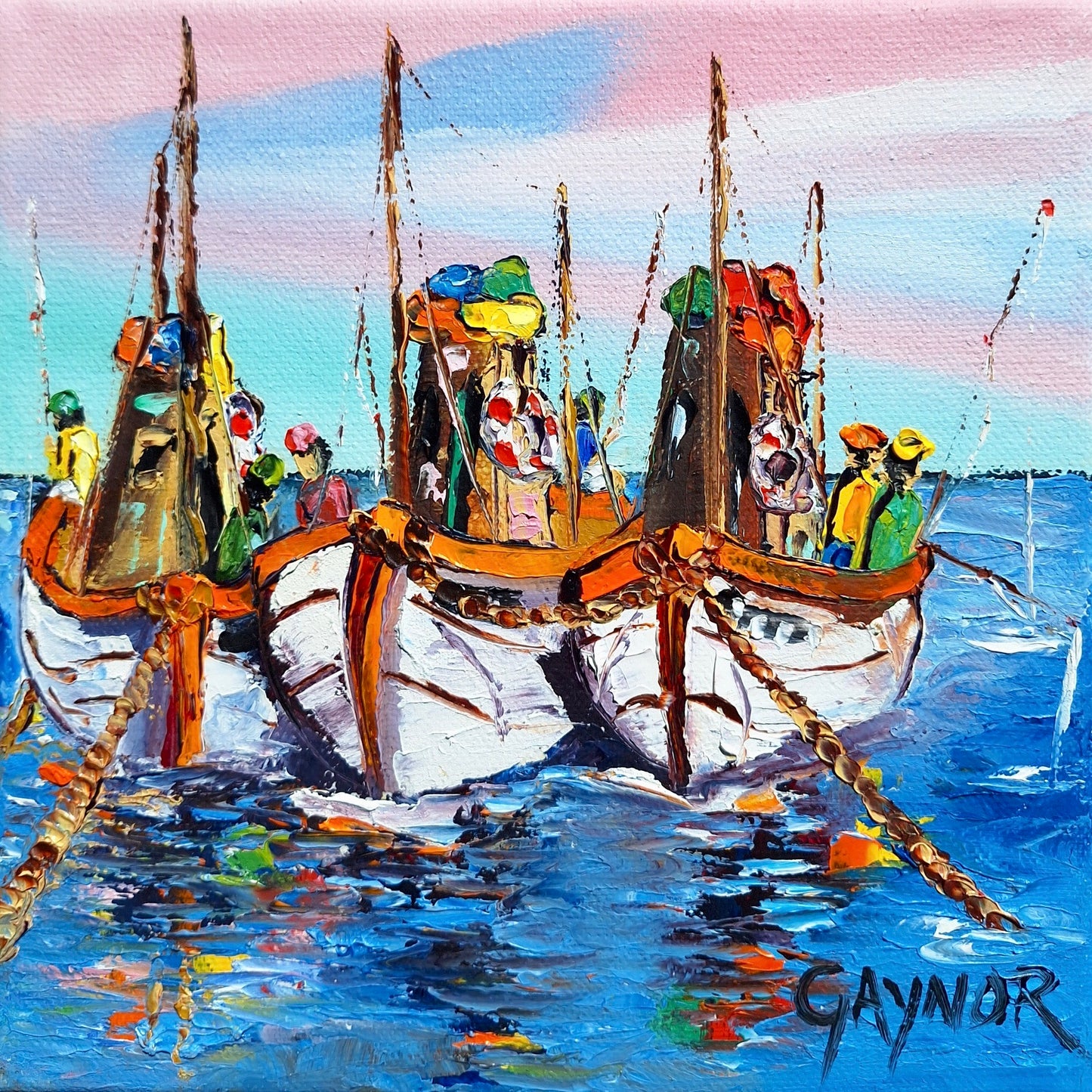 Gaynor - Oil on Stretched Canvas