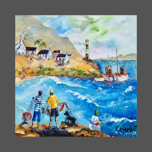 Gaynor - Oil on Stretched Canvas (400mm x 400mm)