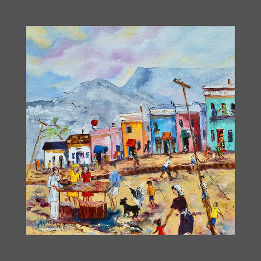 Gaynor - Oil on Stretched Canvas (400mm x 400mm)