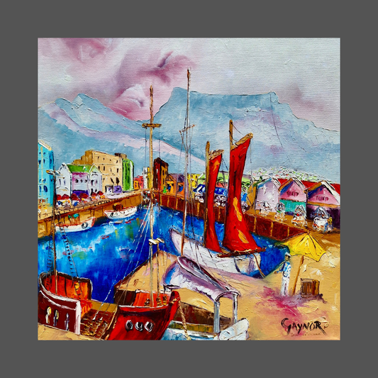 Gaynor - Oil on Stretched Canvas (400mm x 400mm)