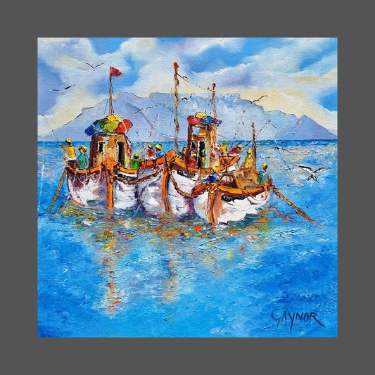 Gaynor - Oil on Stretched Canvas (400mm x 400mm)