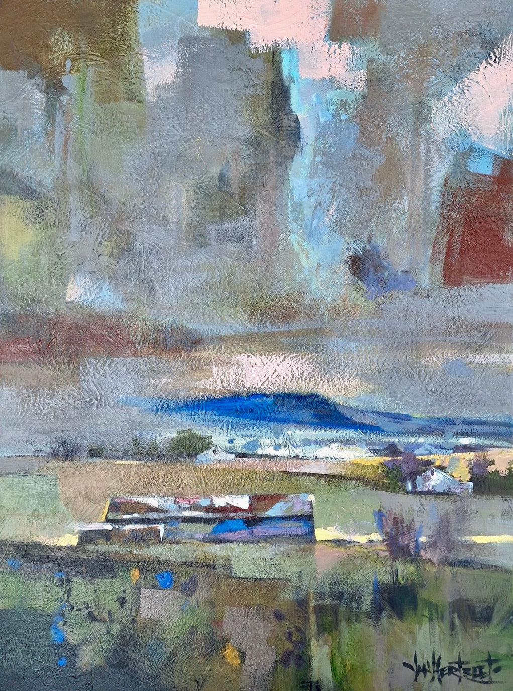 Ian Hertslet - Oil on Canvas