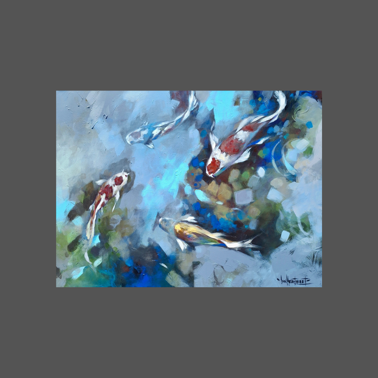 Oil on Stretched Canvas by Ian Hertslet