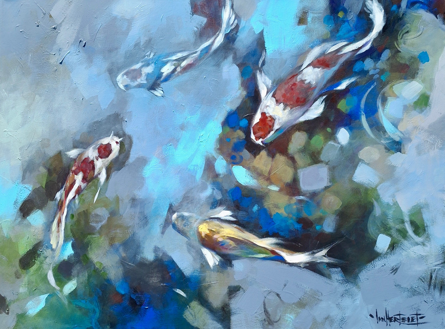 Oil on Stretched Canvas by Ian Hertslet