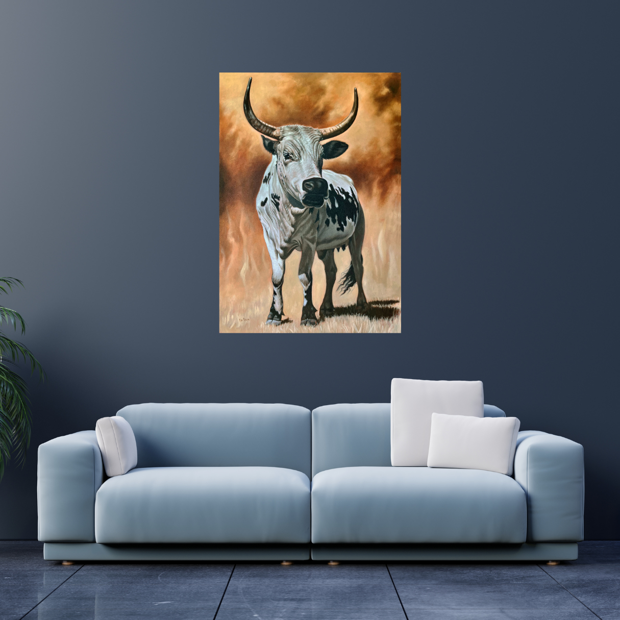 Ilse Kleyn - Nguni (1000mm x 700mm)
