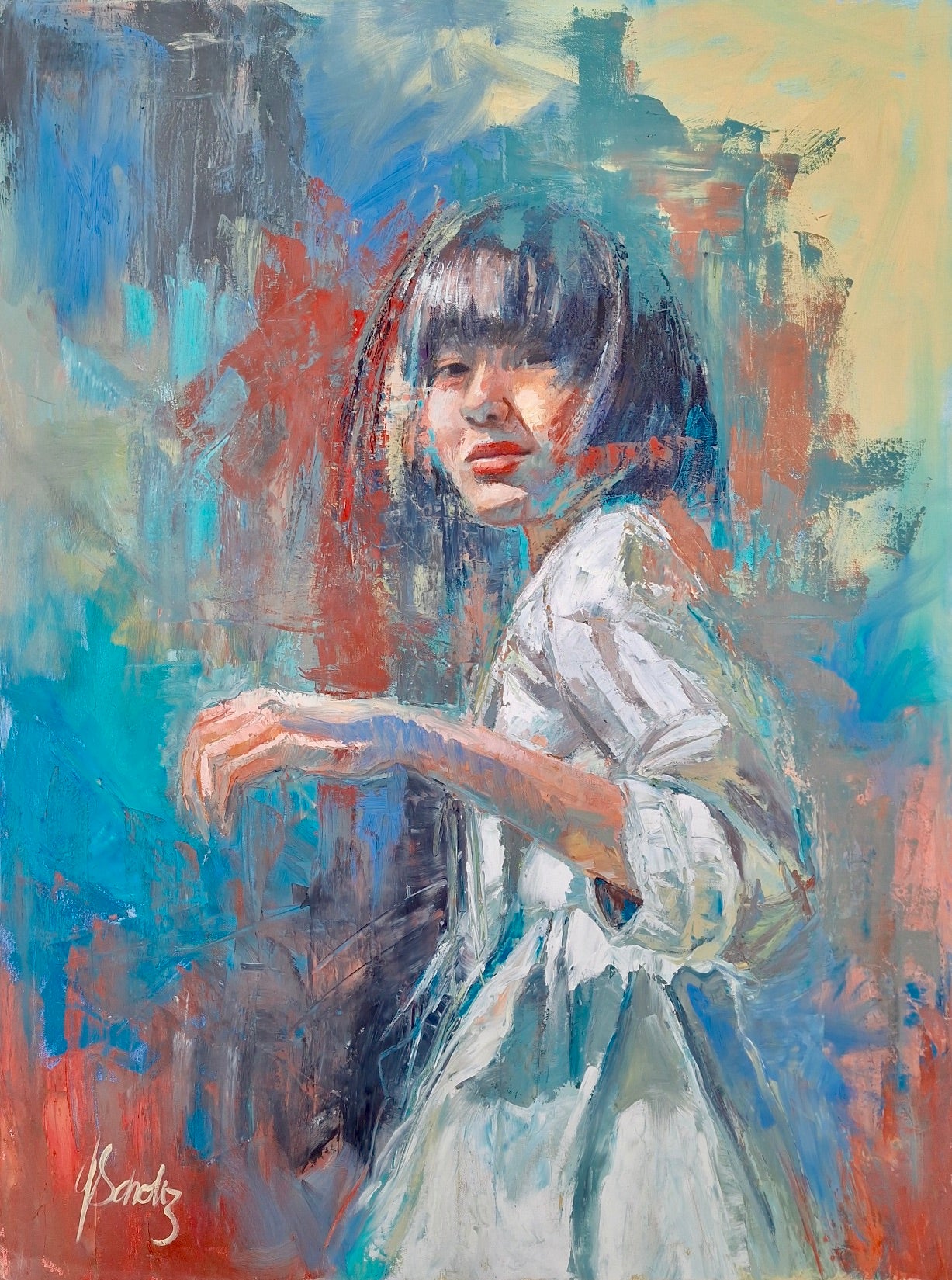 Jonel Scholtz - "As 'n Draai jou Omgooi" (1010mm x 760mm)