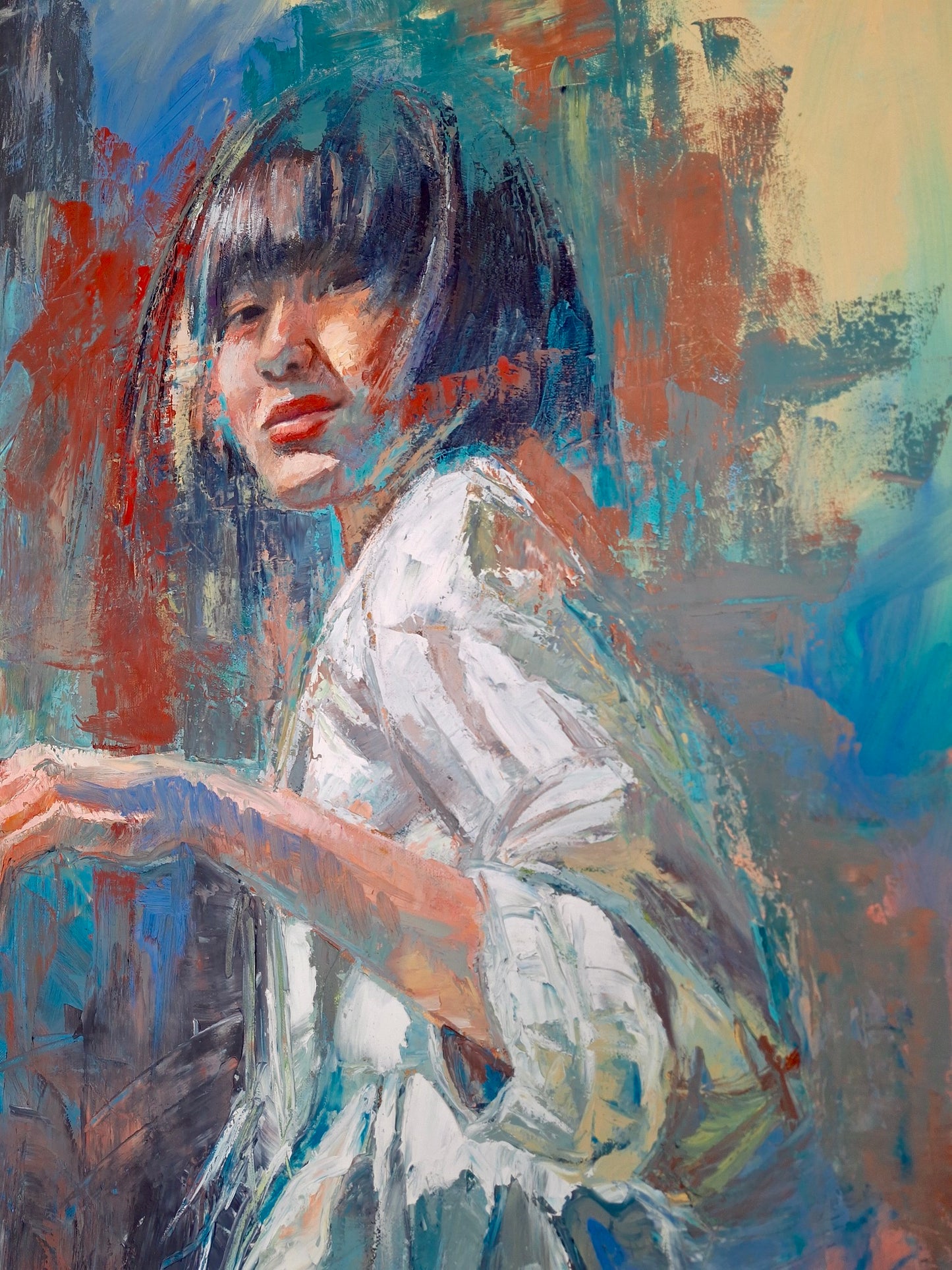 Jonel Scholtz - "As 'n Draai jou Omgooi" (1010mm x 760mm)