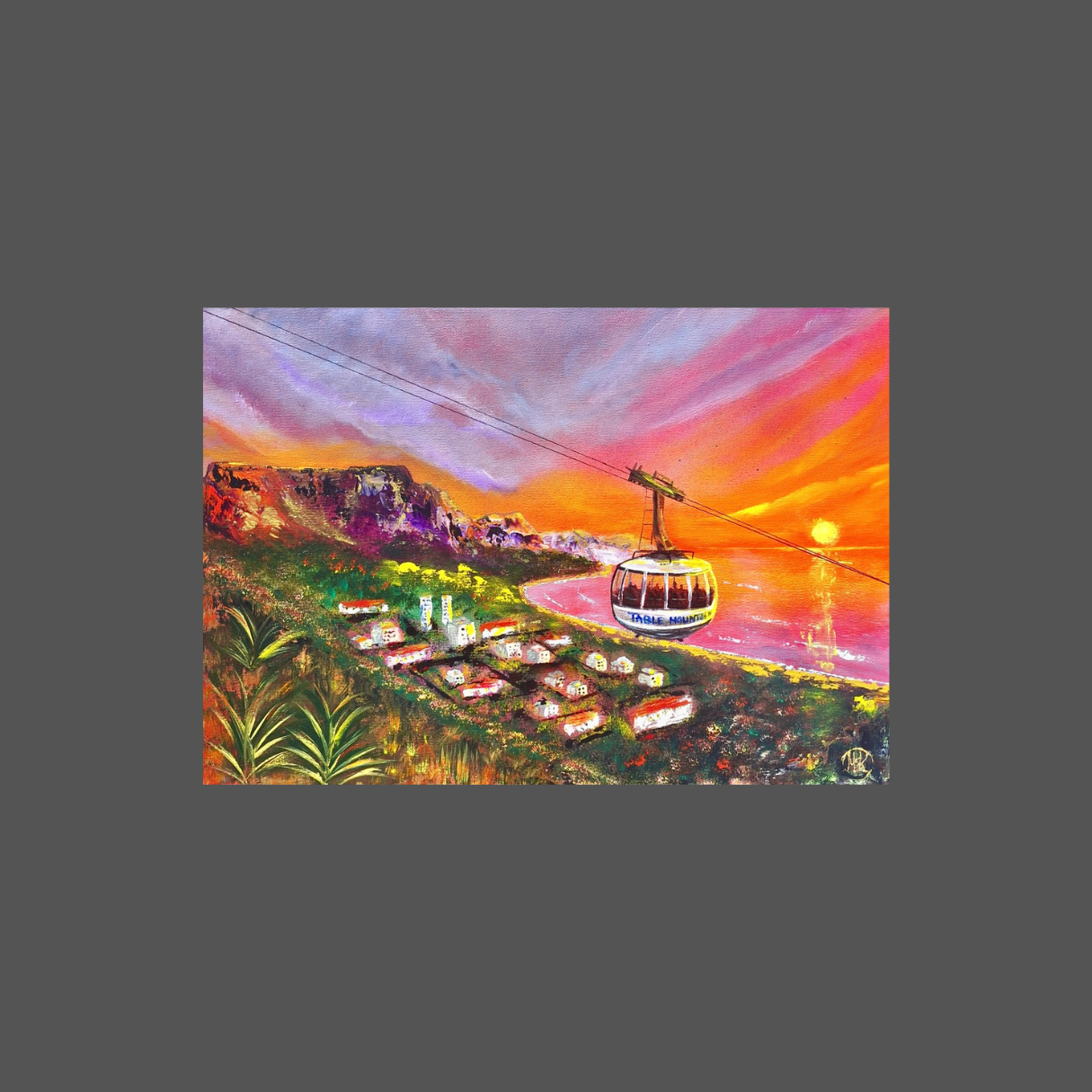 Marina K - Above the Atlantic (500mm x 360mm)